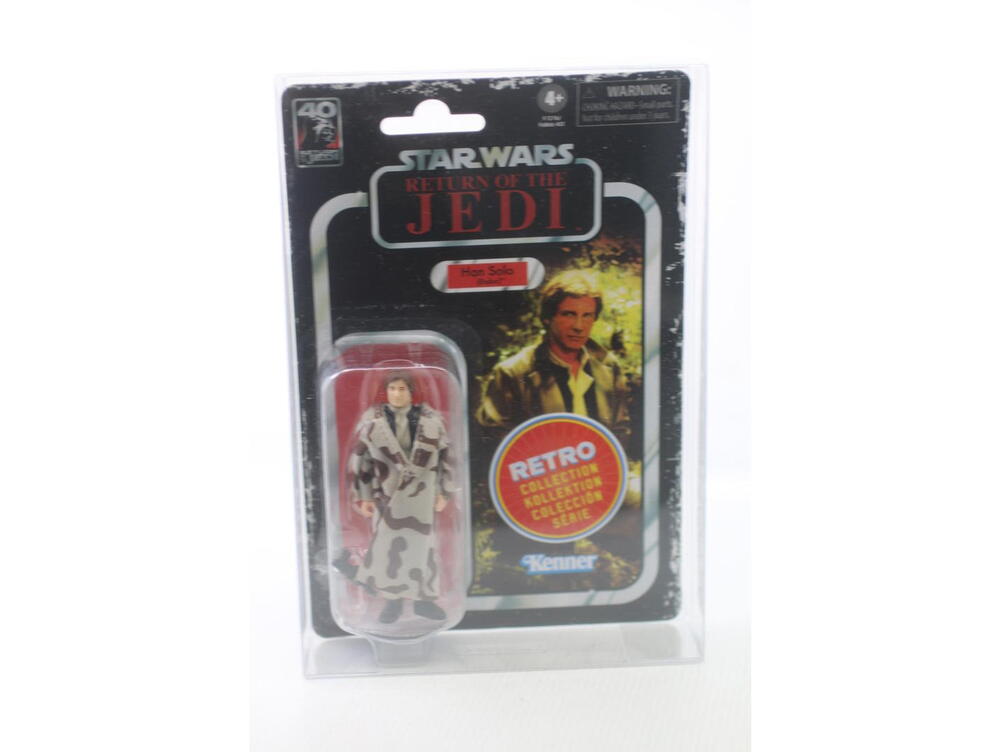 Hasbro Kenner Star Wars Han Solo (Endor) 40th Ann ROTJ Retro Coll 3.75" Figure